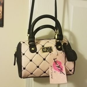 Mini barrel crossbody bag